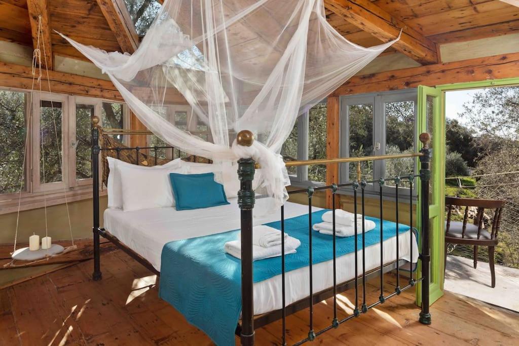 فيلا Margaritis'S Treehouse Paramonas  المظهر الخارجي الصورة