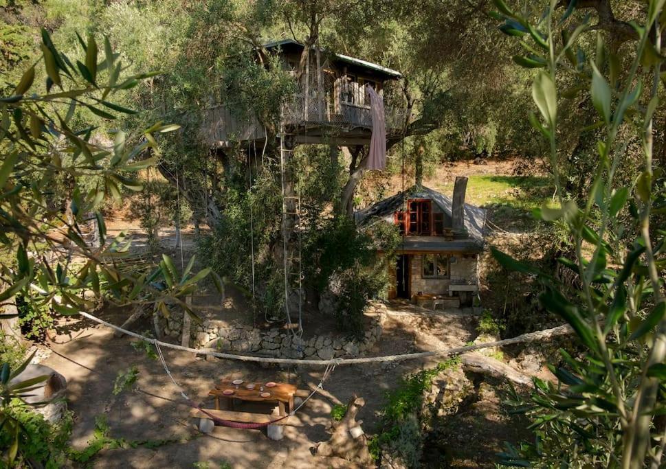 فيلا Margaritis'S Treehouse Paramonas  المظهر الخارجي الصورة